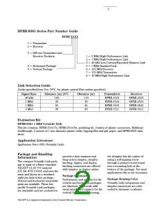 浏览型号HFBR-2521的Datasheet PDF文件第2页