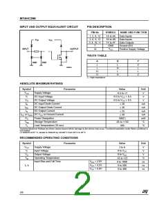 浏览型号M74HC266RM13TR的Datasheet PDF文件第2页