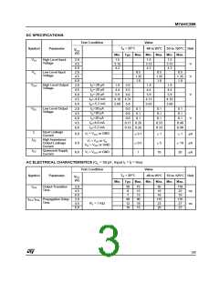 浏览型号M74HC266RM13TR的Datasheet PDF文件第3页