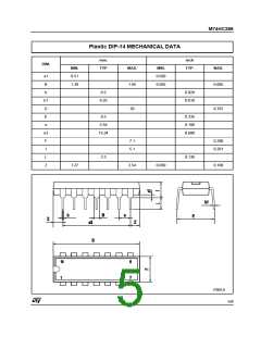 浏览型号M74HC266RM13TR的Datasheet PDF文件第5页