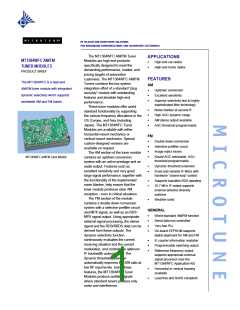 浏览型号MT1384WFC的Datasheet PDF文件第1页