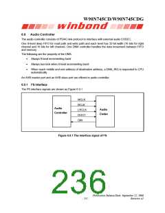 浏览型号W90N745CDG的Datasheet PDF文件第236页