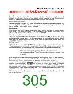 浏览型号W90N745CDG的Datasheet PDF文件第305页