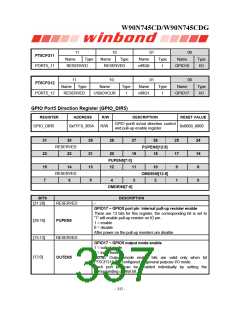 浏览型号W90N745CDG的Datasheet PDF文件第337页