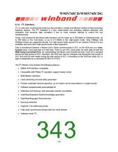 浏览型号W90N745CDG的Datasheet PDF文件第343页