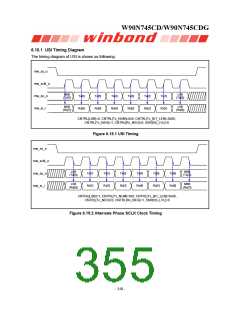 浏览型号W90N745CDG的Datasheet PDF文件第355页