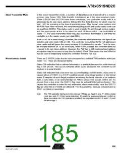 浏览型号83C51SND2C-JL的Datasheet PDF文件第185页