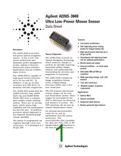 浏览型号ADNS-3040的Datasheet PDF文件第1页