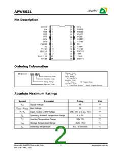 浏览型号APW6021KC-TUL的Datasheet PDF文件第2页