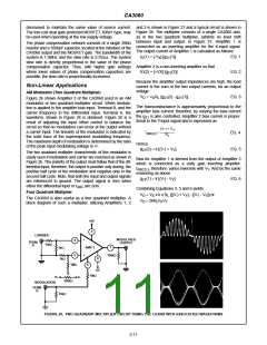 浏览型号CA3060的Datasheet PDF文件第11页
