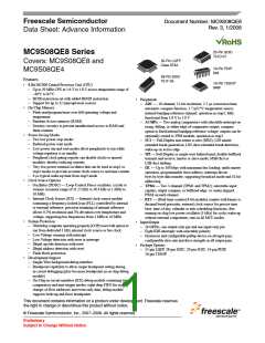 浏览型号MC9S08QE8的Datasheet PDF文件第1页