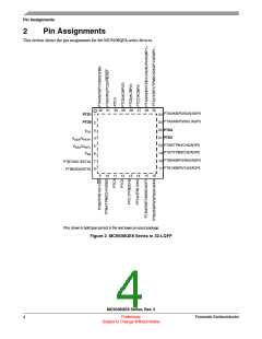 浏览型号MC9S08QE8的Datasheet PDF文件第4页