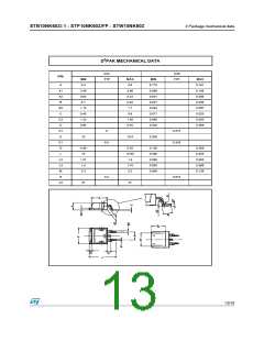 浏览型号P10NK60ZFP的Datasheet PDF文件第13页