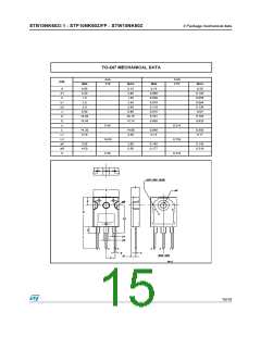 浏览型号P10NK60ZFP的Datasheet PDF文件第15页