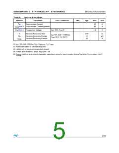 浏览型号P10NK60ZFP的Datasheet PDF文件第5页