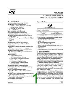 浏览型号STA326的Datasheet PDF文件第1页