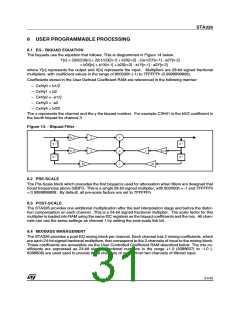 浏览型号STA326的Datasheet PDF文件第31页