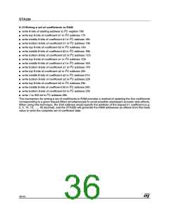 浏览型号STA326的Datasheet PDF文件第36页