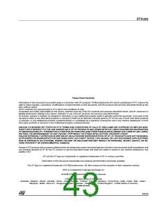 浏览型号STA326的Datasheet PDF文件第43页