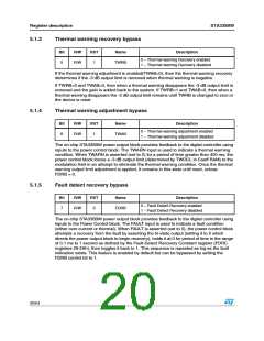 浏览型号STA335BW的Datasheet PDF文件第20页
