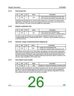 浏览型号STA335BW的Datasheet PDF文件第26页
