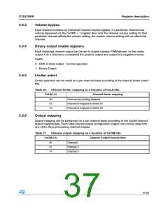 浏览型号STA335BW的Datasheet PDF文件第37页
