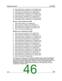 浏览型号STA335BW的Datasheet PDF文件第46页