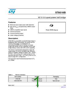 浏览型号STA516B的Datasheet PDF文件第1页