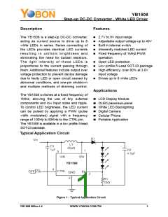 浏览型号YB1508P的Datasheet PDF文件第1页
