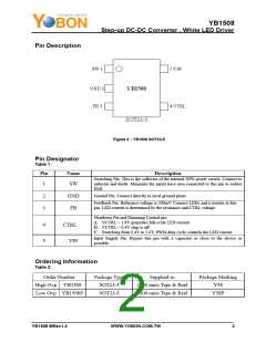 浏览型号YB1508P的Datasheet PDF文件第2页