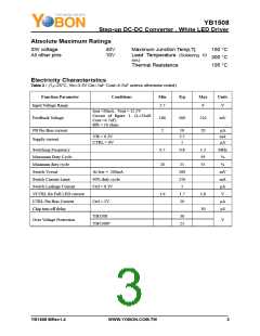 浏览型号YB1508P的Datasheet PDF文件第3页