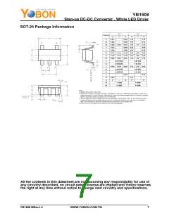 浏览型号YB1508P的Datasheet PDF文件第7页