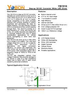 浏览型号YB1518ST25的Datasheet PDF文件第1页