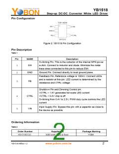 浏览型号YB1518ST25的Datasheet PDF文件第2页