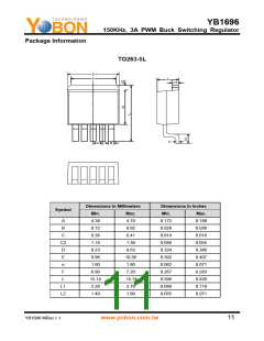 浏览型号YB1696-ADJ的Datasheet PDF文件第11页