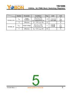 浏览型号YB1696-50的Datasheet PDF文件第5页