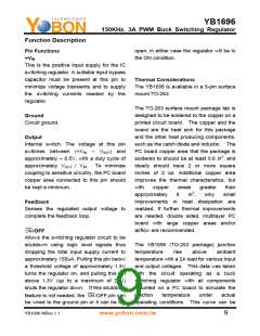 浏览型号YB1696-ADJ的Datasheet PDF文件第9页