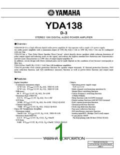 浏览型号YDA138的Datasheet PDF文件第1页