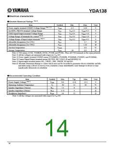 浏览型号YDA138的Datasheet PDF文件第14页