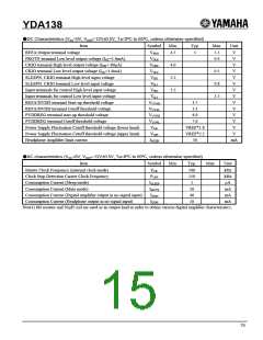 浏览型号YDA138的Datasheet PDF文件第15页