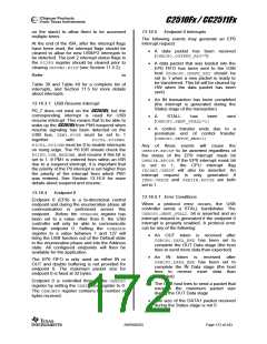 浏览型号CC2510F8RSP的Datasheet PDF文件第172页