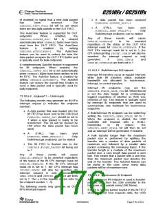 浏览型号CC2510F8RSP的Datasheet PDF文件第176页