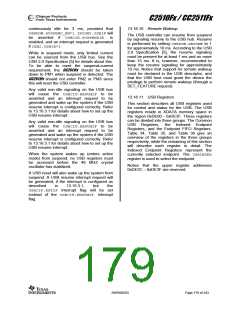 浏览型号CC2510F8RSP的Datasheet PDF文件第179页