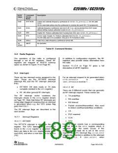 浏览型号CC2510F8RSP的Datasheet PDF文件第189页
