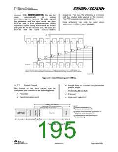 浏览型号CC2511F8RSP的Datasheet PDF文件第195页