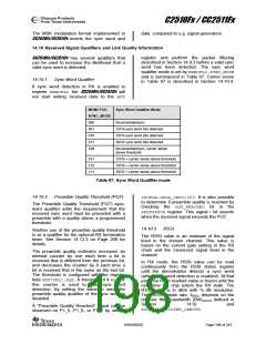 浏览型号CC2511F8RSP的Datasheet PDF文件第198页