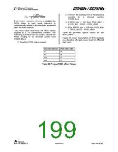 浏览型号CC2510F8RSP的Datasheet PDF文件第199页