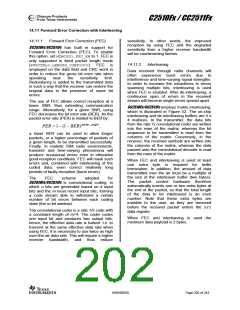 浏览型号CC2510F8RSP的Datasheet PDF文件第202页