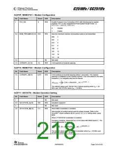 浏览型号CC2510F8RSP的Datasheet PDF文件第218页