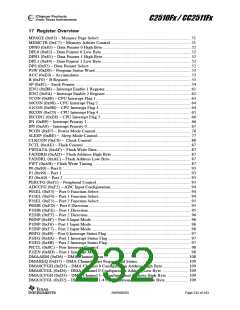 浏览型号CC2510FX的Datasheet PDF文件第232页